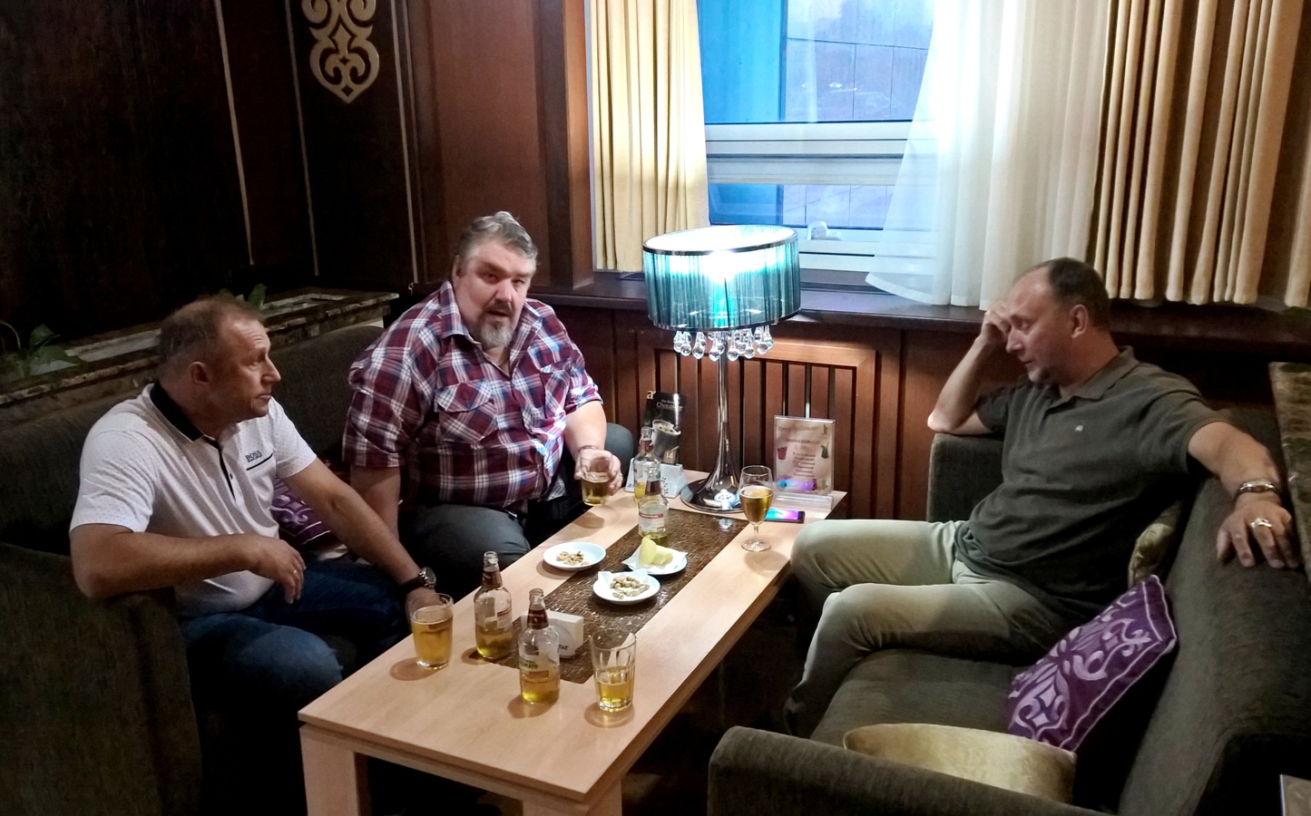 Встреча Т-воСибГт-в Л.В. Нуждина, М.Л. Нуждина, А.Б. Пономарева и С.А. Кудрявцева в Астане.