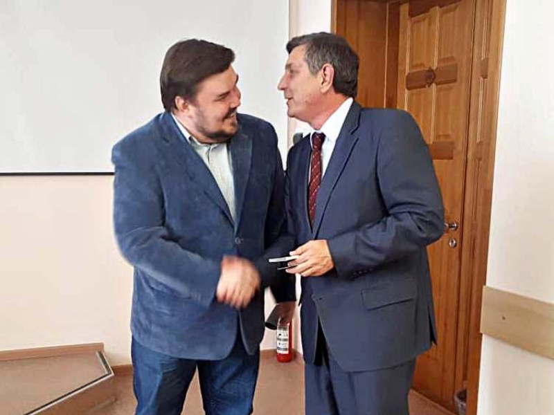 М.Л. Нуждин и С.Н. Лавров